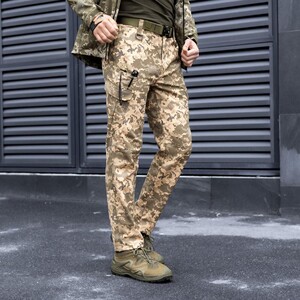 Фото - Тактические штаны-карго Pobedov Tactical Rip-Stop пиксельные - Men box