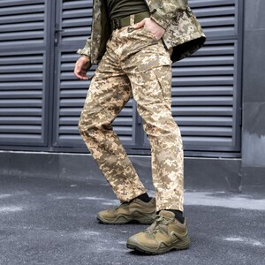 Фото - Тактические штаны-карго Pobedov Tactical Rip-Stop пиксельные - Men box
