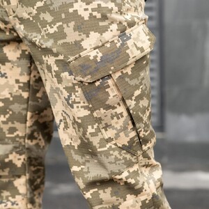 Фото - Тактические штаны-карго Pobedov Tactical Rip-Stop пиксельные - Men box