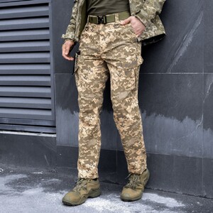 Фото - Тактические штаны-карго Pobedov Tactical Rip-Stop пиксельные - Men box