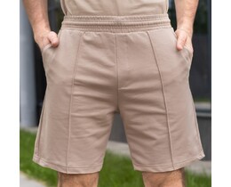 Фото - Однотонні шорти бежевого кольору Pobedov Nebo - Men box