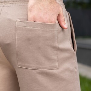 Фото - Однотонні шорти бежевого кольору Pobedov Nebo - Men box