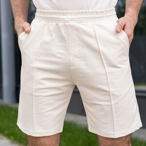 Фото - Шорти на літо кремового кольору Pobedov Nebo - Men box