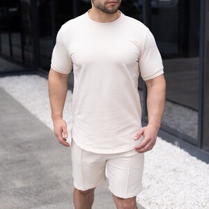 Фото - Шорти на літо кремового кольору Pobedov Nebo - Men box