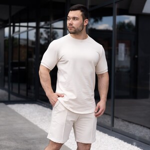 Фото - Шорти на літо кремового кольору Pobedov Nebo - Men box