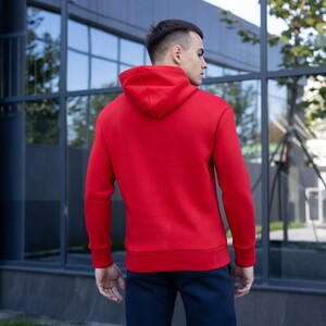 Фото - Червоне унісекс худі від Pobedov I'M UKRAINIAN - Men box