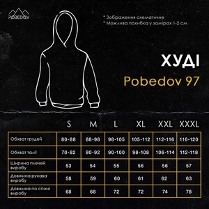 Фото - Червоне худі Pobedov з текстовим принтом I'M UKRAINIAN - Men box