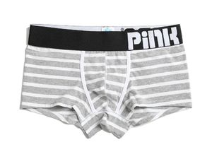 Фото - Чоловічі труси боксерки Pink Hero. Колір сірий. Артикул: 04-0996 - Men box