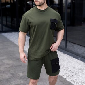 Фото - Літні шорти для чоловіків Pobedov Atlant кольору хакі - Men box