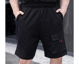 Фото - Чоловічі повсякденні шорти Pobedov Atlant чорного кольору - Men box
