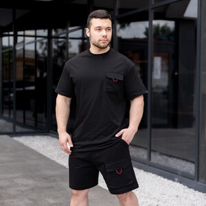 Фото - Чоловічі повсякденні шорти Pobedov Atlant чорного кольору - Men box