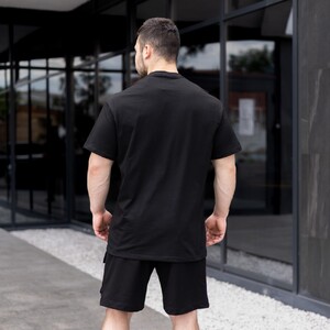 Фото - Чоловічі повсякденні шорти Pobedov Atlant чорного кольору - Men box