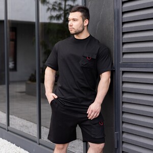 Фото - Чоловічі повсякденні шорти Pobedov Atlant чорного кольору - Men box