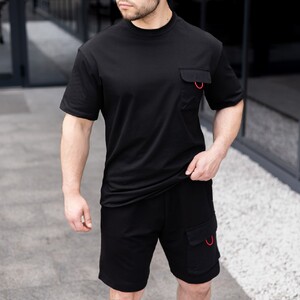 Фото - Чоловічі повсякденні шорти Pobedov Atlant чорного кольору - Men box