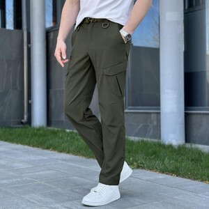 Фото - Штани-карго із софту Pobedov Tactical Soft у кольорі хакі - Men box