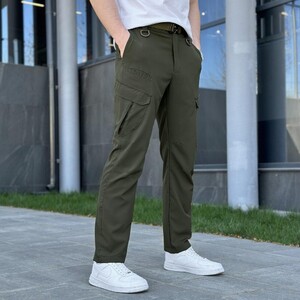 Фото - Штани-карго із софту Pobedov Tactical Soft у кольорі хакі - Men box