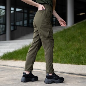 Фото - Штани-карго із софту Pobedov Tactical Soft у кольорі хакі - Men box