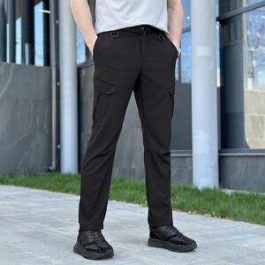 Фото - Базові штани-карго Pobedov Tactical Soft чорного кольору - Men box