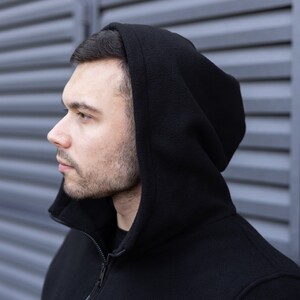 Фото - Флісова толстовка Pobedov Explorer чорного кольору - Men box