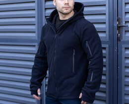 Фото - Утеплена толстовка Pobedov Explorer темно-синього кольору - Men box