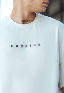 Фото - Футболка молочна "Бандурист" Staff ua oversize - Men box