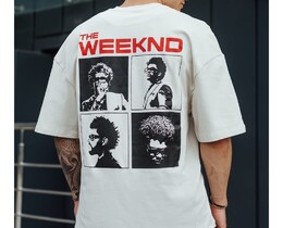 Фото - Футболка с принтом на спине Staff weeknd oversize - Men box