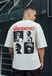 Фото - Футболка с принтом на спине Staff weeknd oversize - Men box