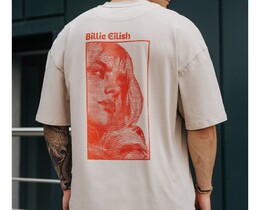 Фото - Футболка Billie Eilish Staff be oversize - Men box