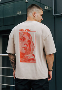 Фото - Футболка Billie Eilish Staff be oversize - Men box