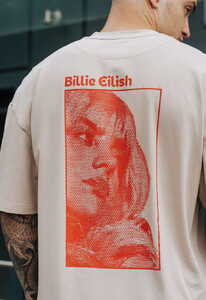 Фото - Футболка Billie Eilish Staff be oversize - Men box