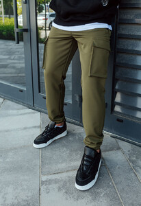 Фото - Штаны цвета хаки Staff cargo tao spandex khaki - Men box