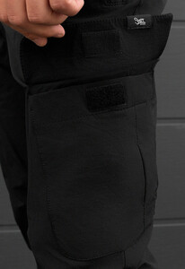 Фото - Штани з накладними кишенями Staff cargo tam black - Men box