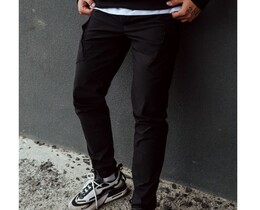Фото - Штаны карго черные Staff cargo fa spandex black2 - Men box