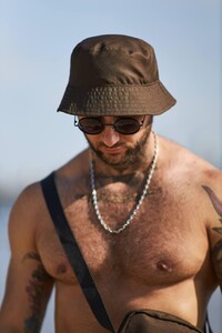 Фото - Літня панама Intruder однотонна коричневого кольору - Men box