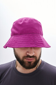 Фото - Унісекс панама на літо Intruder фіолетового кольору - Men box