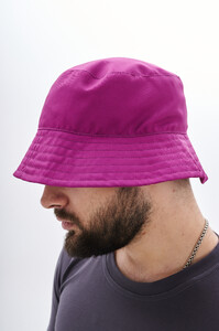 Фото - Унісекс панама на літо Intruder фіолетового кольору - Men box