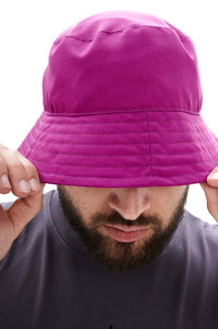 Фото - Унісекс панама на літо Intruder фіолетового кольору - Men box