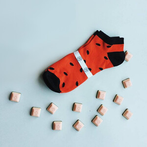 Фото - Шкарпетки короткі Sammy Icon червоні Melon Red Short - Men box