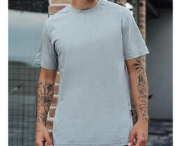 Фото - Футболка цвета серый меланж Staff gray melange basic - Men box