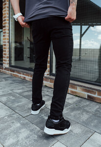 Фото - Джинси чорні завужені Staff su black skinny - Men box