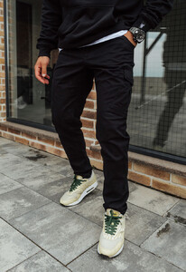 Фото - Штаны карго черные Staff cargo black TS - Men box