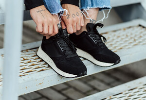 Фото - Кроссовки мужские черные Staff black - Men box