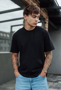 Фото - Футболка классического кроя Staff black basic - Men box