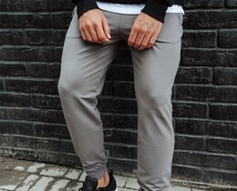 Фото - Мужские спортивные штаны серые Staff gray basic - Men box
