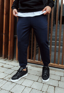 Фото - Спортивные штаны темно-синие Staff navy basic - Men box