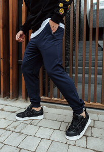 Фото - Спортивные штаны темно-синие Staff navy basic - Men box