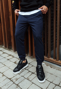 Фото - Спортивные штаны темно-синие Staff navy basic - Men box