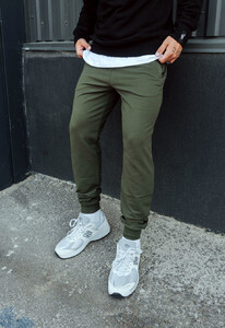Фото - Спортивные штаны цвета хаки Staff khaki basic - Men box