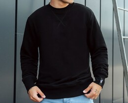 Фото - Свитшот базовый черный Staff black basic - Men box