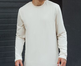 Фото - Лонгслив базовый молочный Staff milk basic - Men box